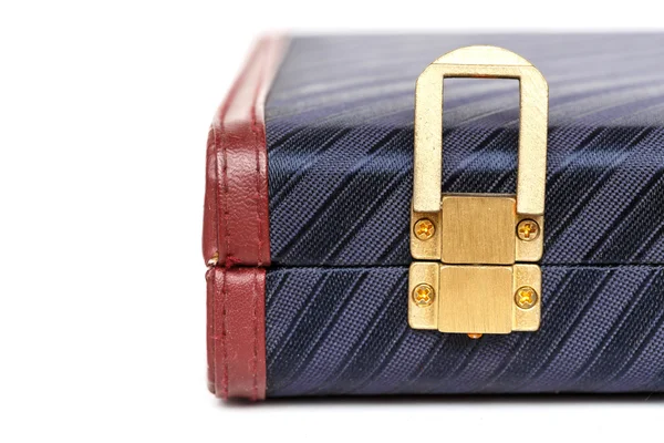 Close up lock on briefcase — Stock Photo, Image