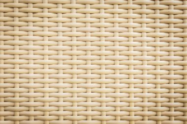 plastik rattan doku dokuma