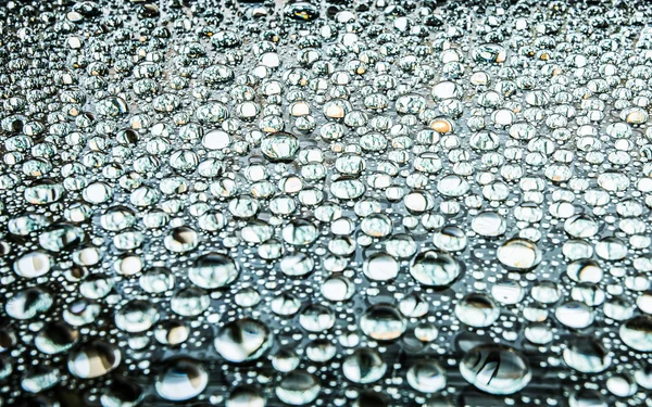 Water drop on glass background. — Stock Photo, Image