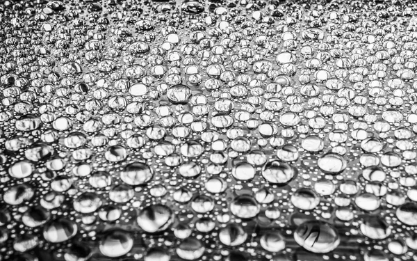 Vattendroppe på glas bakgrund. — Stockfoto