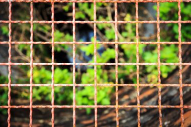 Metal net. Yakın çekim