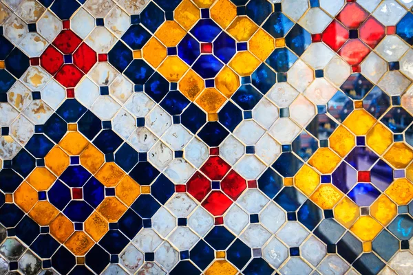 Colorido de azulejo da parede — Fotografia de Stock