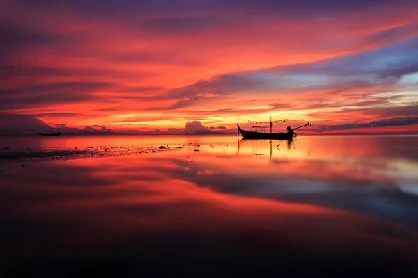 Günbatımında Samui Adası, Tayland — Stok fotoğraf