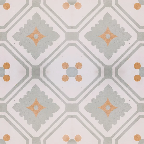Estilo vintage piso azulejo padrão textura — Fotografia de Stock