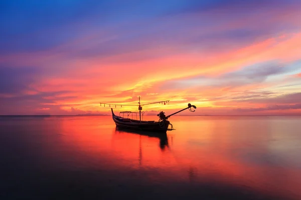 Sonnenuntergang auf der Insel Samui, Thailand — Stockfoto