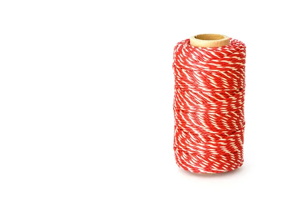 Roll of red rope — Stock Photo, Image