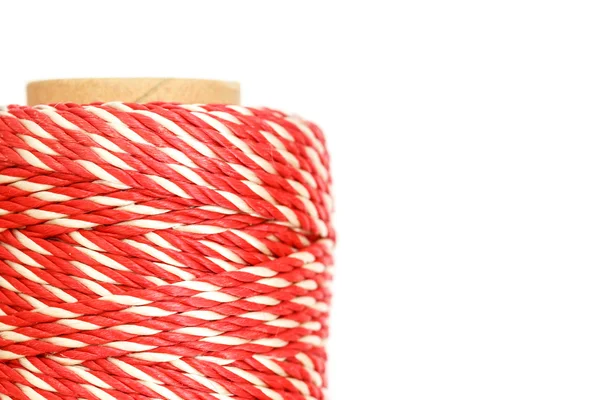 Roll of red rope — Stock Photo, Image