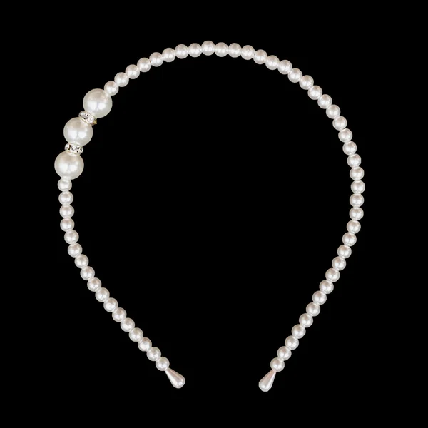 Weiße Perlen — Stockfoto