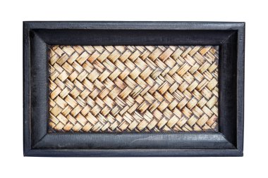 Beyaz arka plan üzerinde izole Tay tarzında tepsi