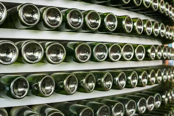 Stack of glass bottle — Stock Photo, Image