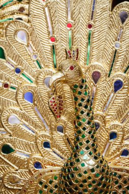 Tavus kuşu Ahşap oyma