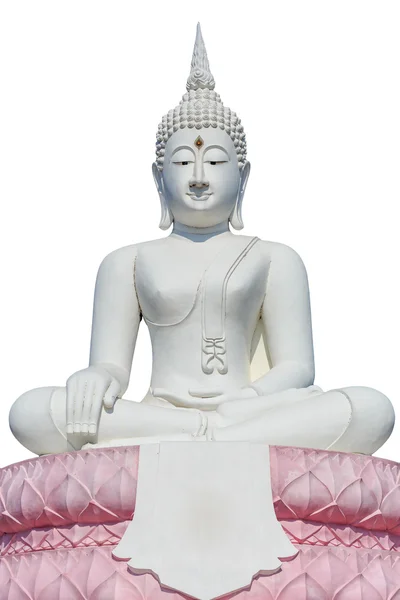 Statua di Buddha bianco — Foto Stock