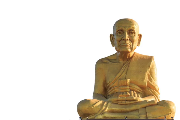 Grande statua di buddha d'oro in Thailandia — Foto Stock