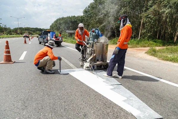 Equipo de trabajadores civiles — Foto de Stock