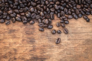 Kavrulmuş kahve çekirdeği.