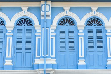 Sino-Portekiz tarzı Vintage pencere