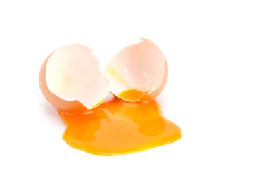 Sarı kırık yumurta