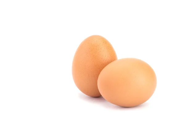 Brown chicken eggs — Stock Photo, Image