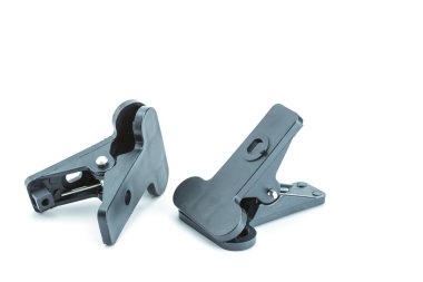 Siyah plastik bulldog klipler