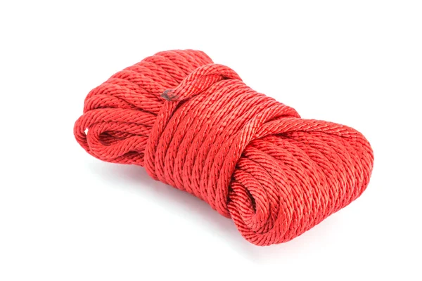 Long Red rope — Stock Photo, Image