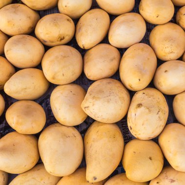 piyasa üzerinde sarı mango