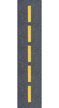Asfalt yol çizgili