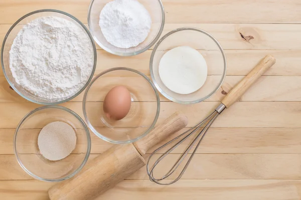 Ingredienti per la torta di cottura — Foto Stock