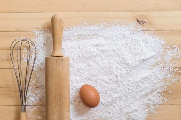 Ingrédients pour la cuisson du gâteau — Photo