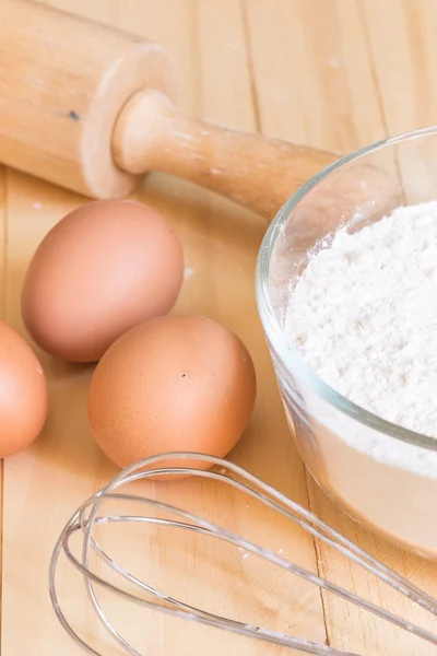 Ingrédients pour la cuisson du gâteau — Photo