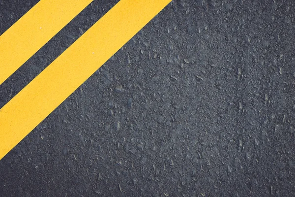 Asphalt road with stripes — Stock Photo, Image