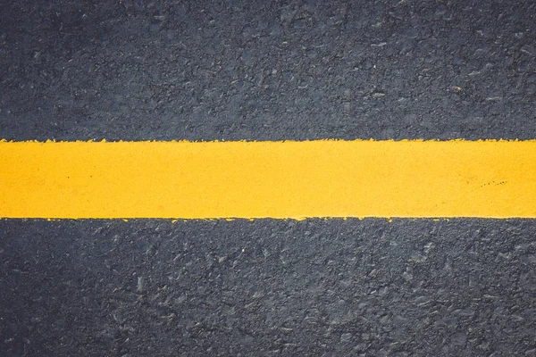 Asphalt road with stripe — Stock Photo, Image