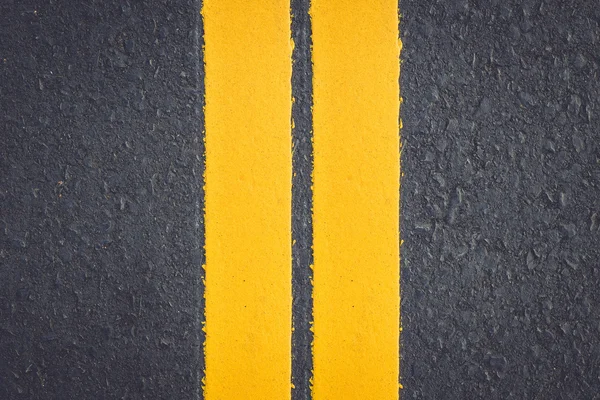 Asphalt road with stripes — Stock Photo, Image