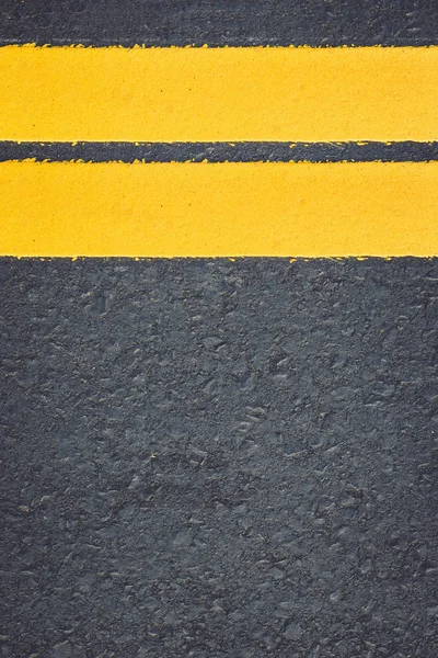 Asphalt road with stripes — Stock Photo, Image