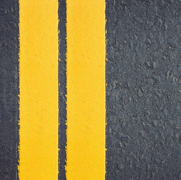 Asphalt road with stripes — Stock Photo, Image