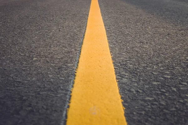 Asphalt road with stripe — Stock Photo, Image