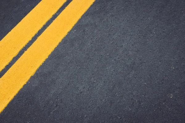 Asphalt road with stripes — Stock Photo, Image