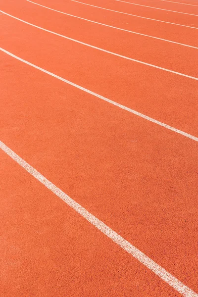Running track for athletics — Stock Photo, Image