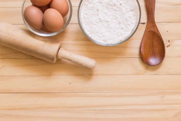 Ingrédients pour la cuisson du gâteau — Photo