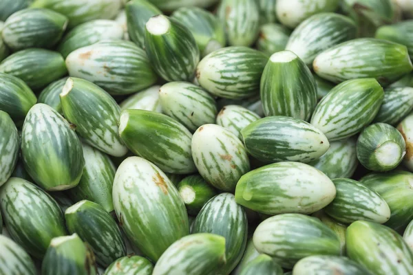 Stapel Thaise aubergines — Stockfoto