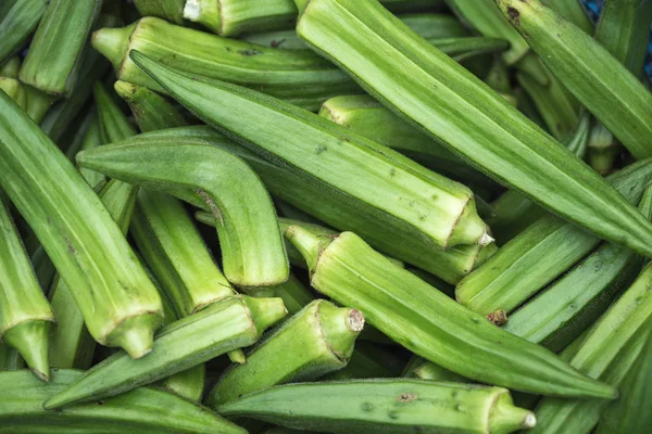 Zucchine sul mercato thailandese — Foto Stock