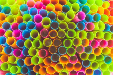 Arkaplan için renkli pipetler