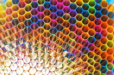 Arkaplan için renkli pipetler