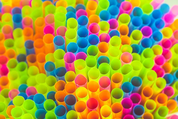 Colorful straws for background — Stock Photo, Image