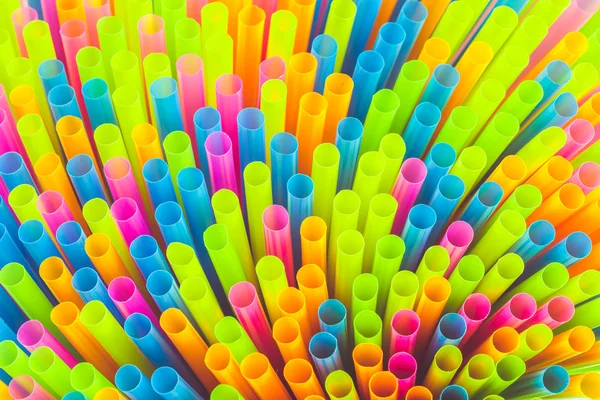 Colorful straws for background — Stock Photo, Image