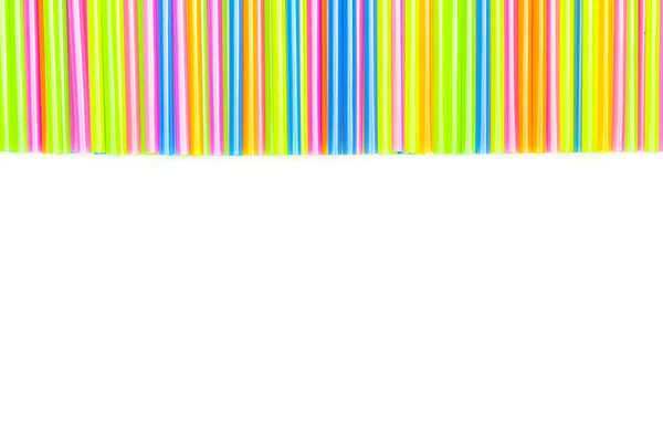 Zářivě barevné brčka — Stock fotografie