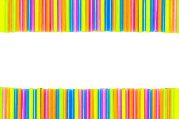 Colorful bright straws — Stock Photo, Image