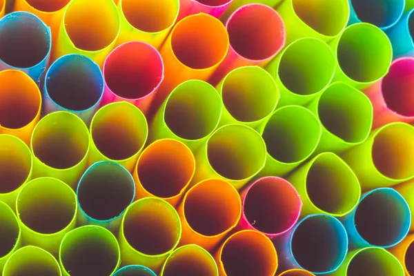 Colorful straws for background — Stock Photo, Image