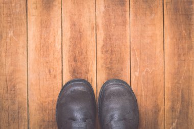 Siyah insan Ayakkabı