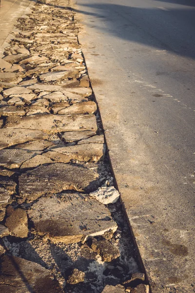 Asphalt road repair — Stock Photo, Image