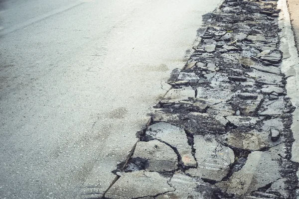 Asphalt road repair — Stock Photo, Image